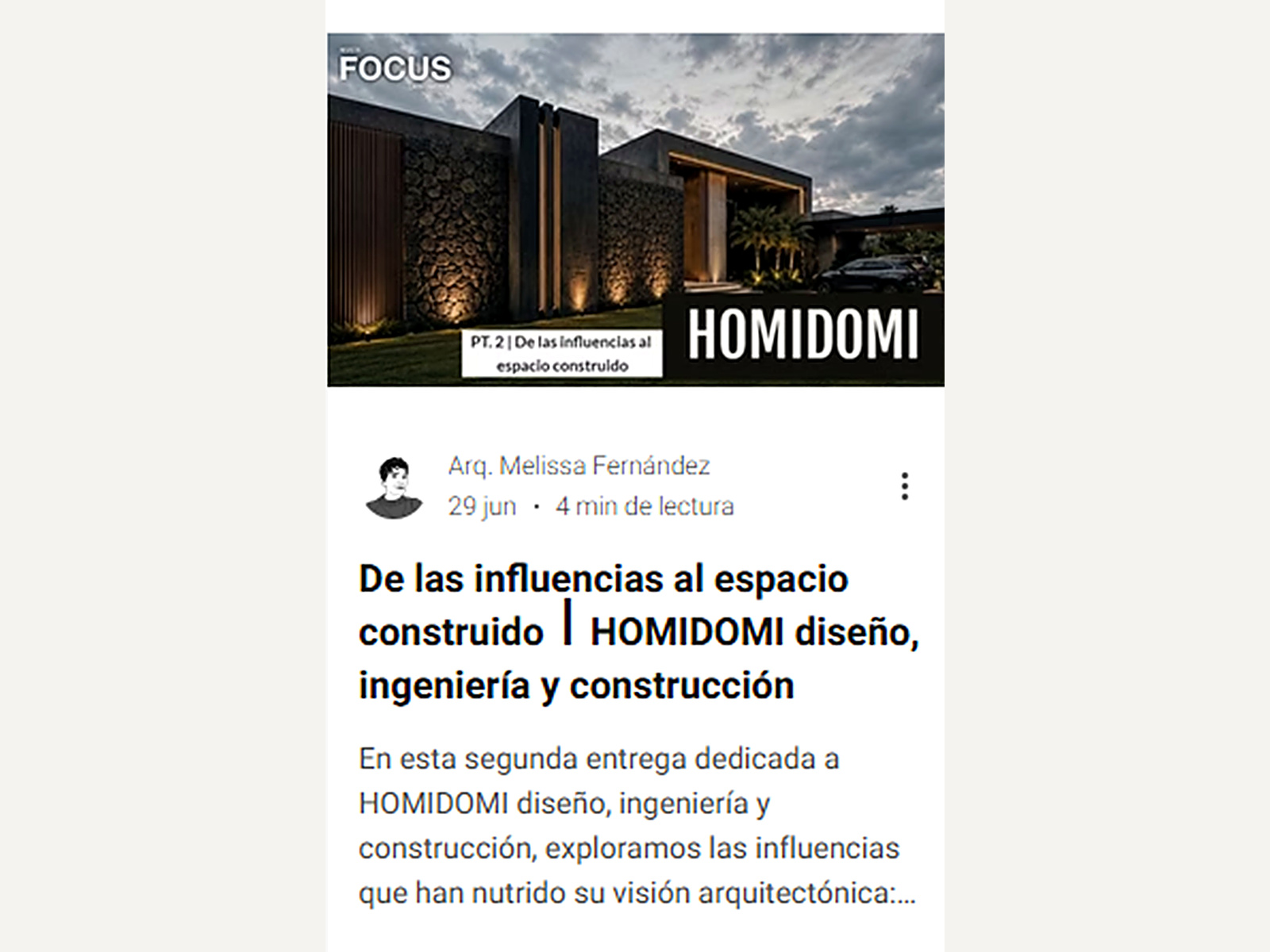 Revista Focus Latinoamérica — HOMIDOMI PT. 2